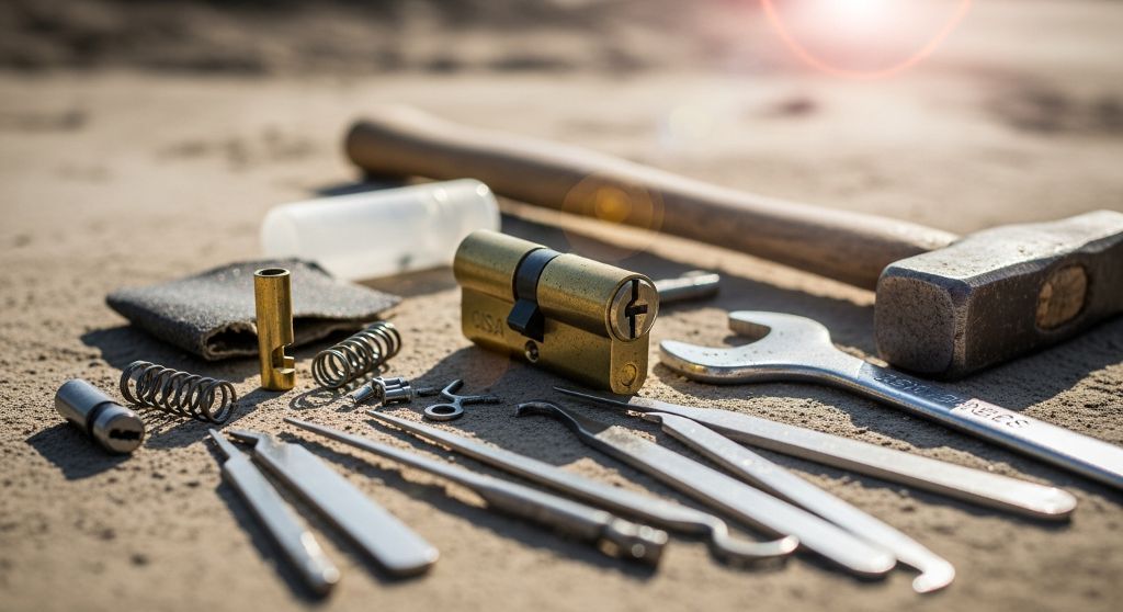 Cambio de bombines de seguridad en Gascones